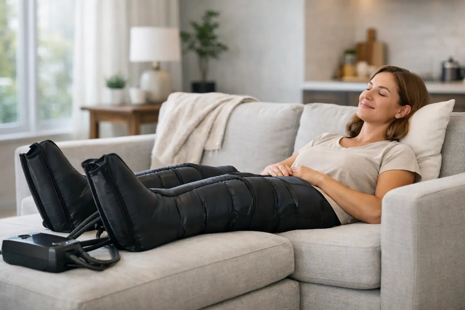 Compression Boots for Recovery at Home