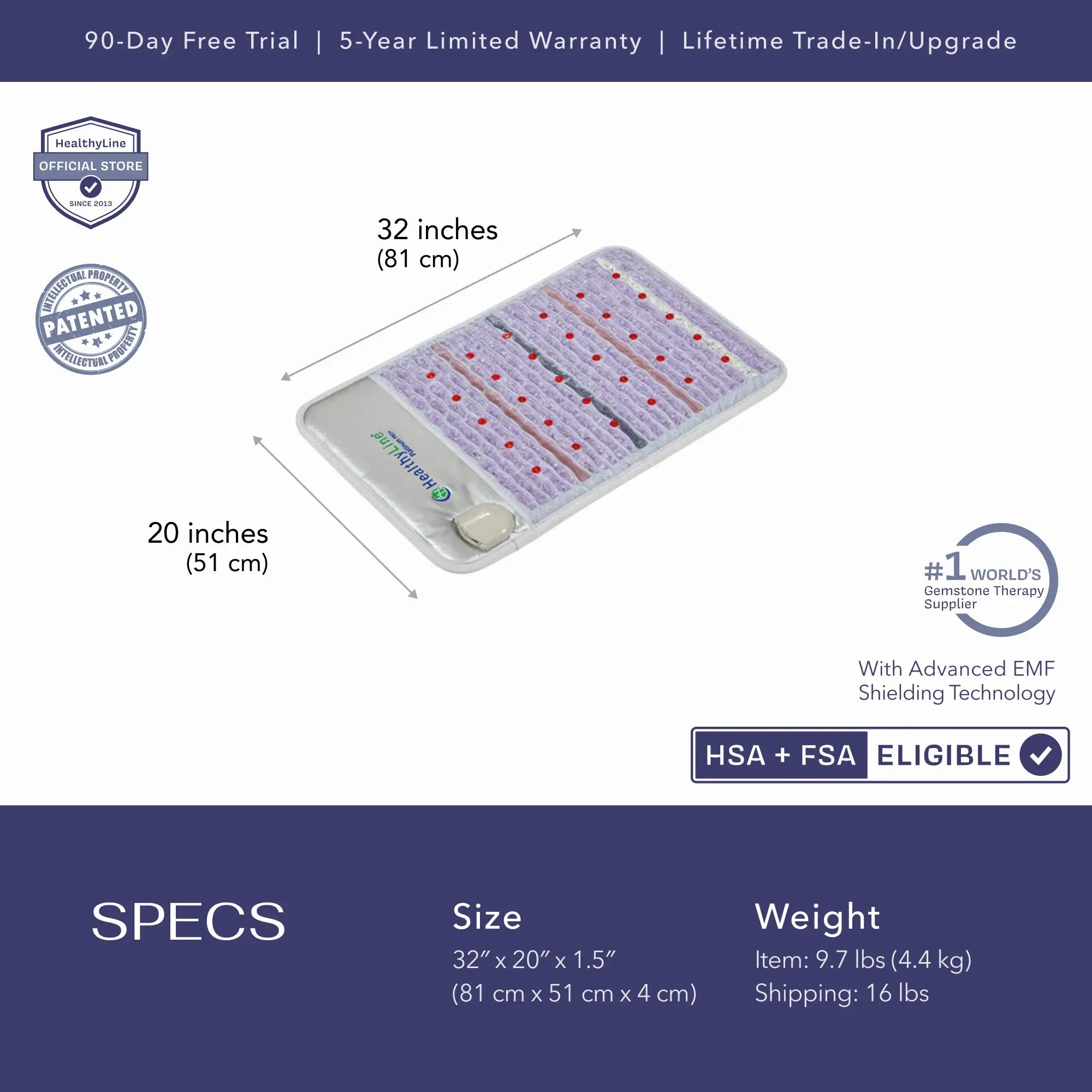 Platinum Series | PEMF Far Infrared Heating Mats