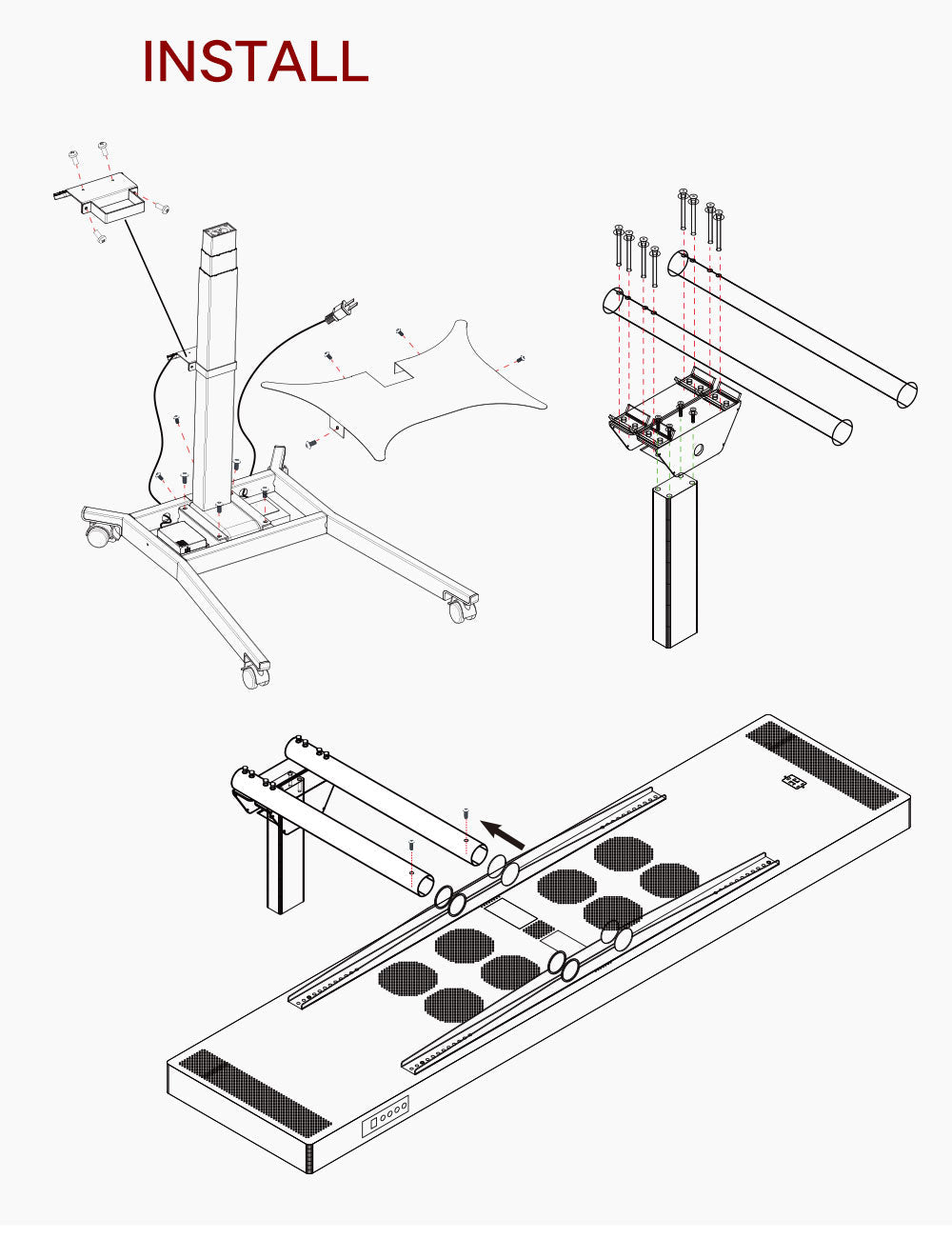 Premium Electric Mobile Stand for Red Light Therapy Panels (RNL900 & RNL1500)