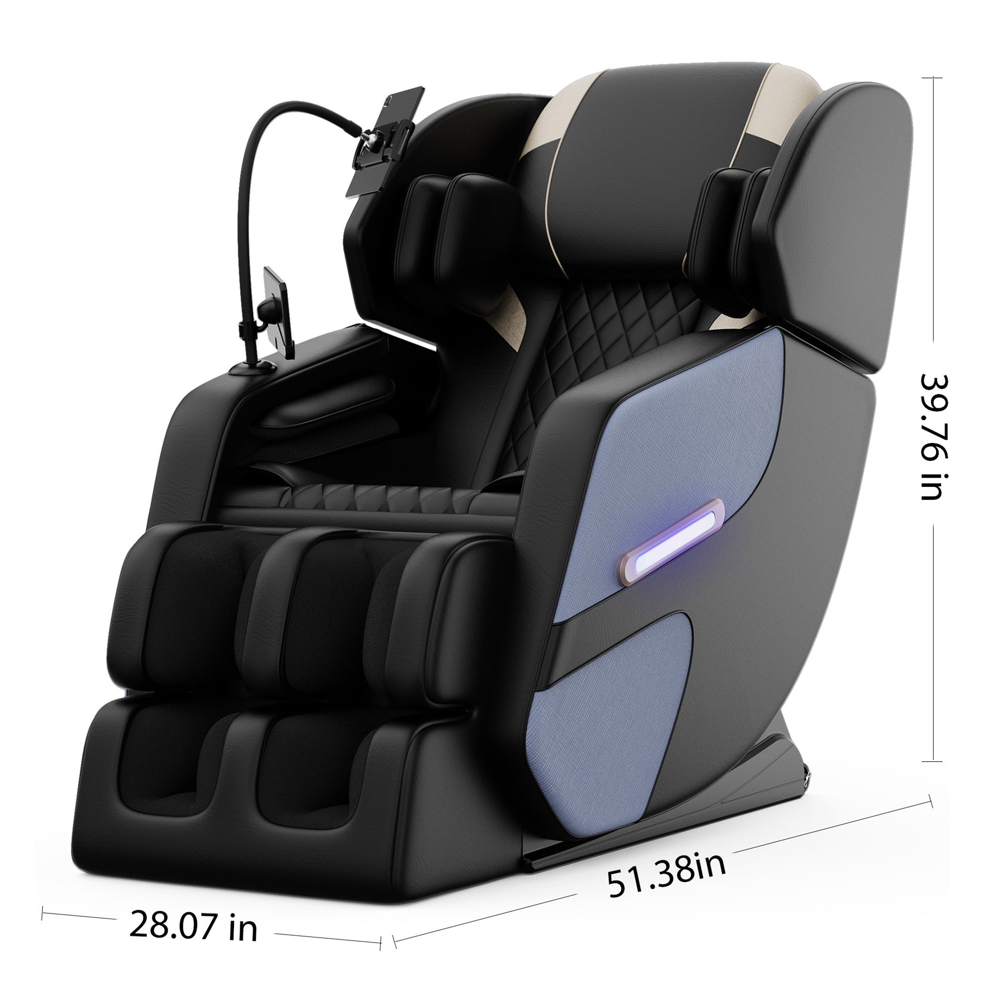 Airvana Imperium Full-Body Zero Gravity Massage Recliner Chair With Ambient Lighting (SAK34591)