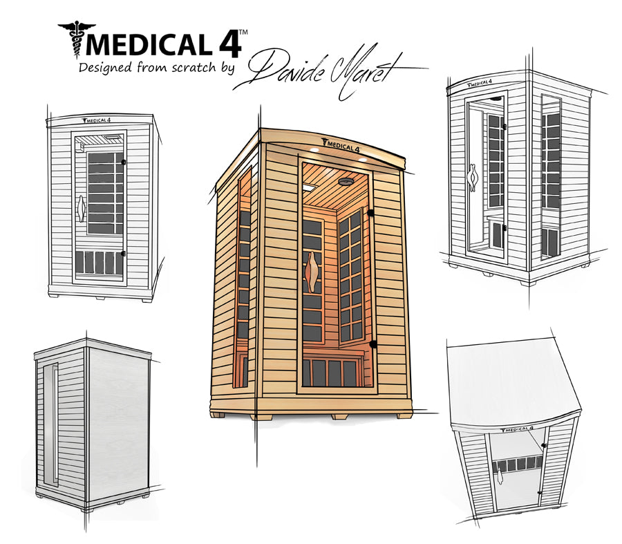 2 Person Home Full Spectrum Infrared Sauna | Medical 4™