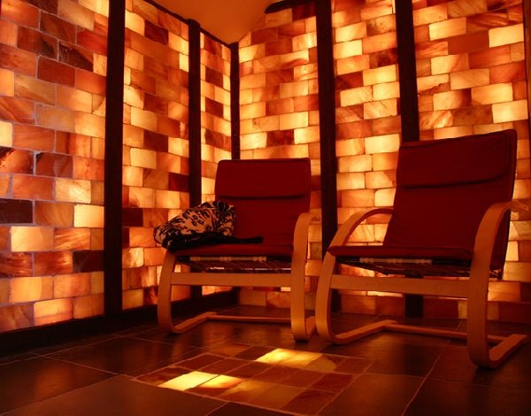 Himalayan Salt Room 4' x 4' Surface Area - 16 Sq feet - 8"x8"x2"