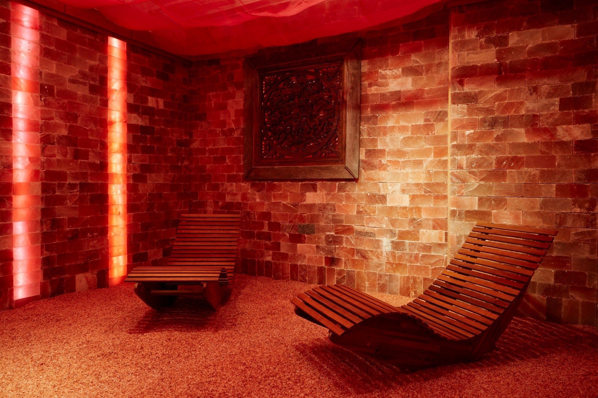 Himalayan Salt Room 4' x 4' Surface Area - 16 Sq feet - 8"x8"x2"