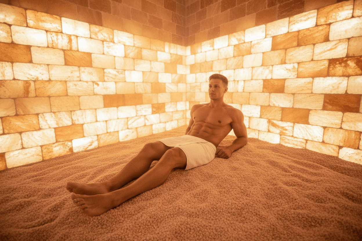 Himalayan Salt Sauna 8' x 4' Surface Area - 35 Sq feet