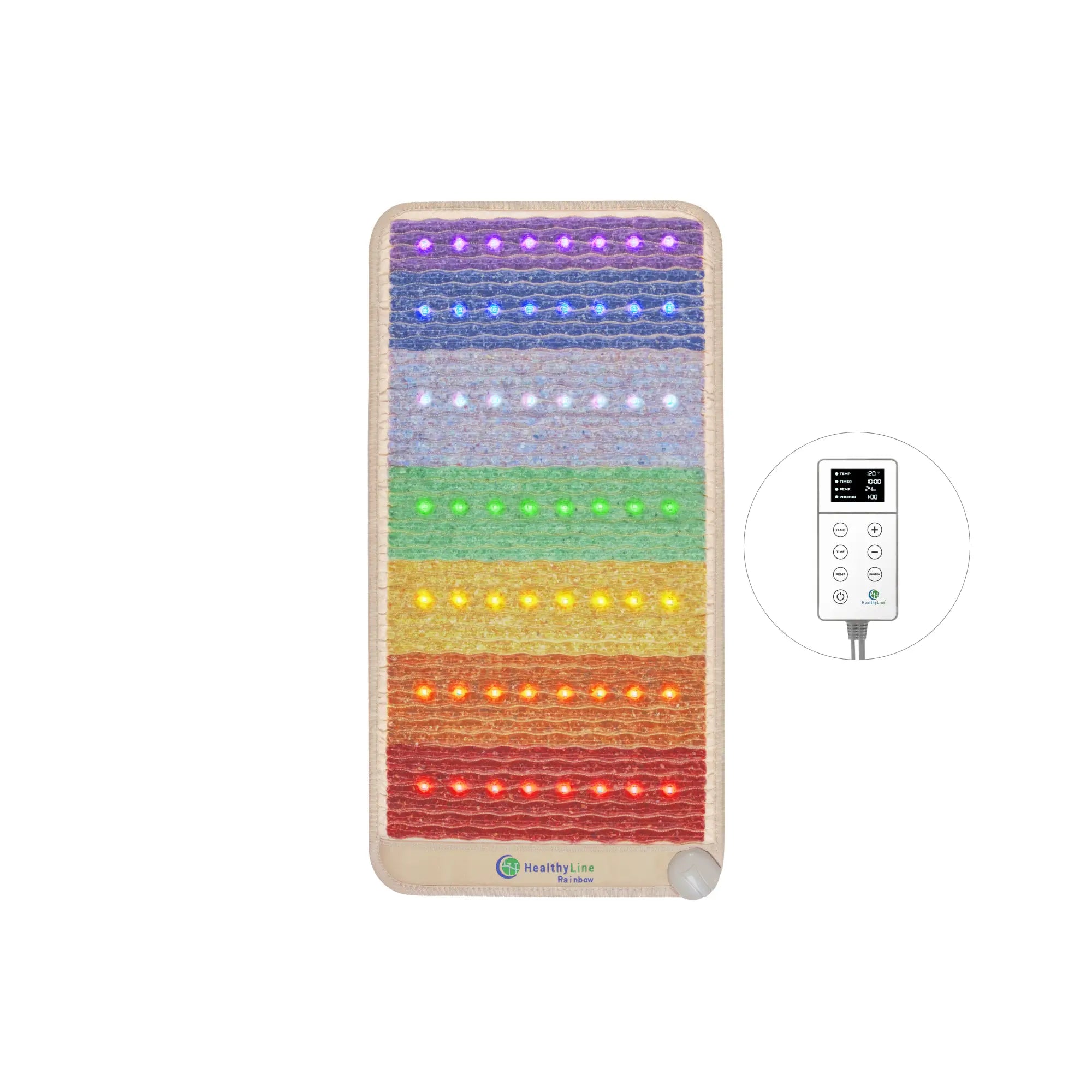 Rainbow Chakra Series | PEMF Far Infrared Heating Mats