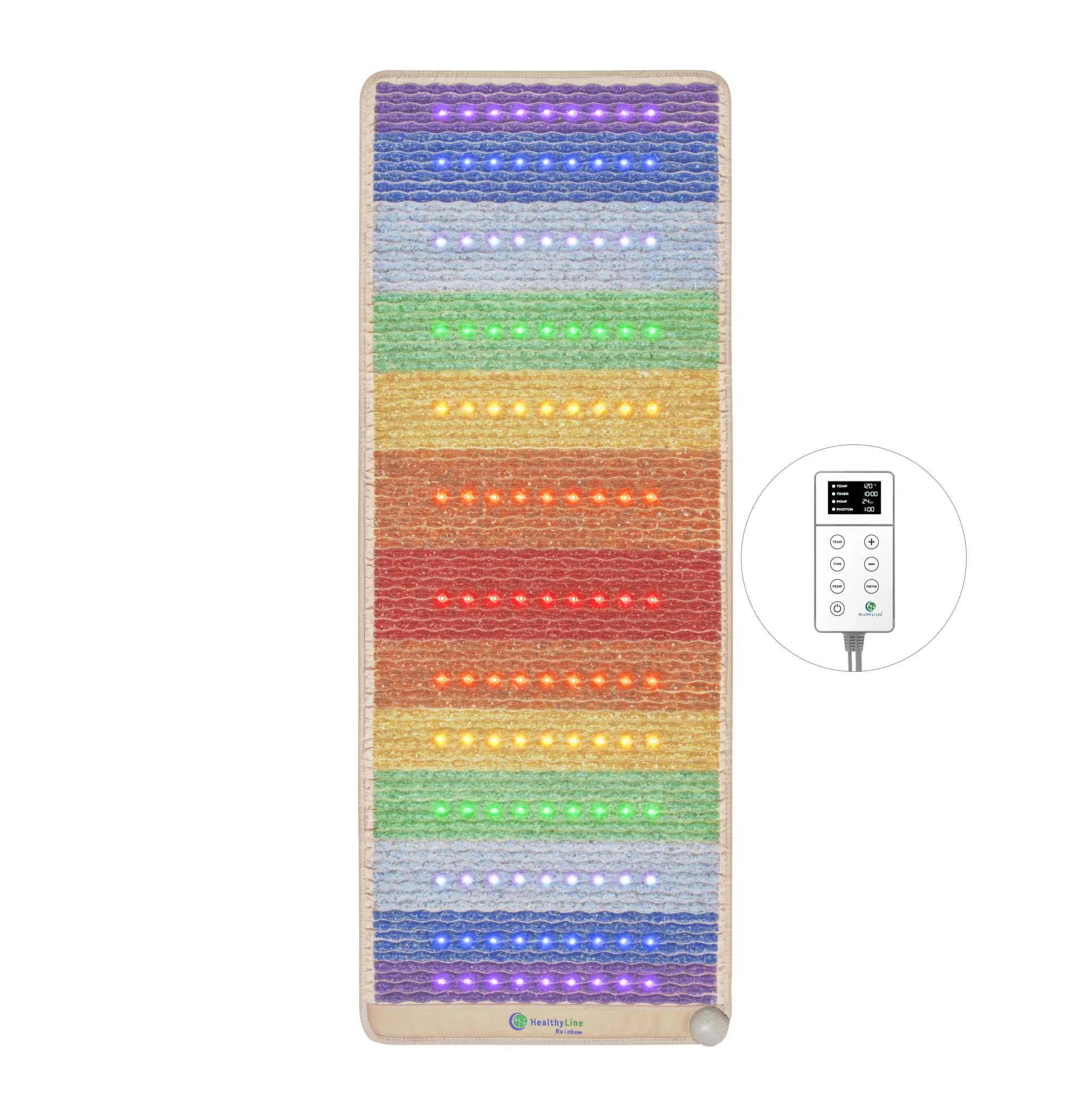 Rainbow Chakra Series | PEMF Far Infrared Heating Mats