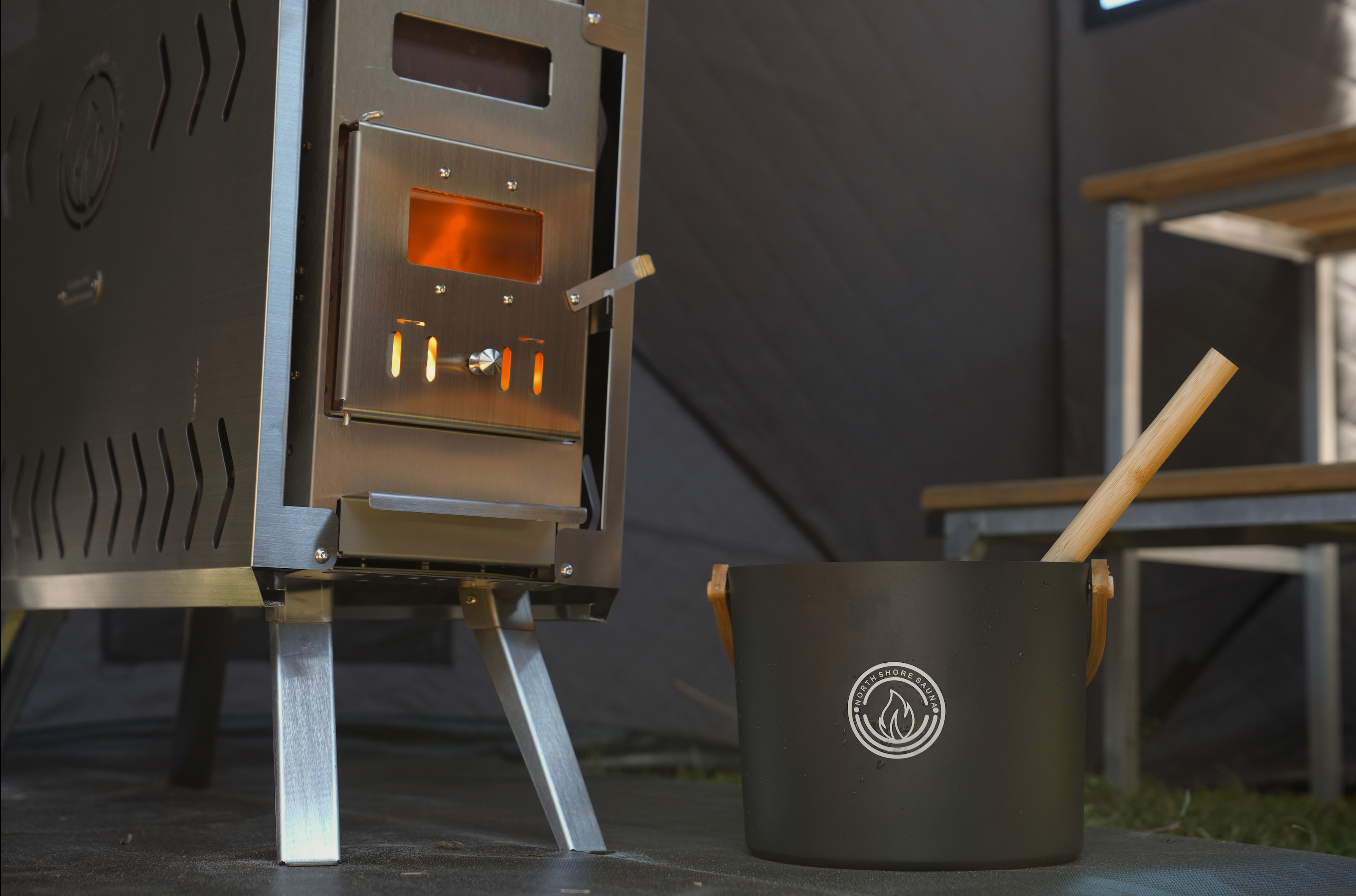 Nova 4 Sauna Tent Elite Experience Package (4-person)