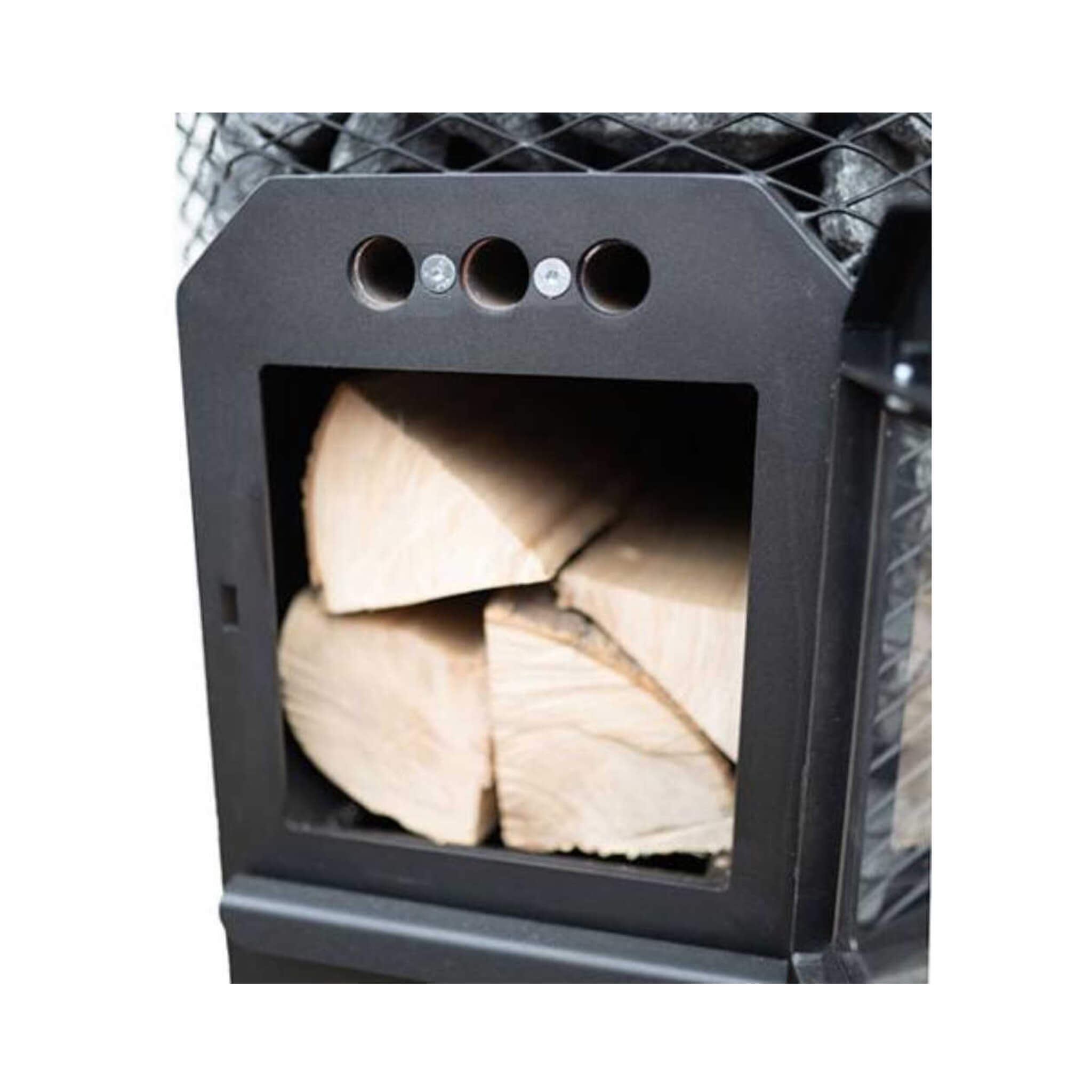 Cozy Heat Wood-Burning Floor Mount Sauna Stove With Chimney Kit And Sauna Stones [COZY] (SAK57382)