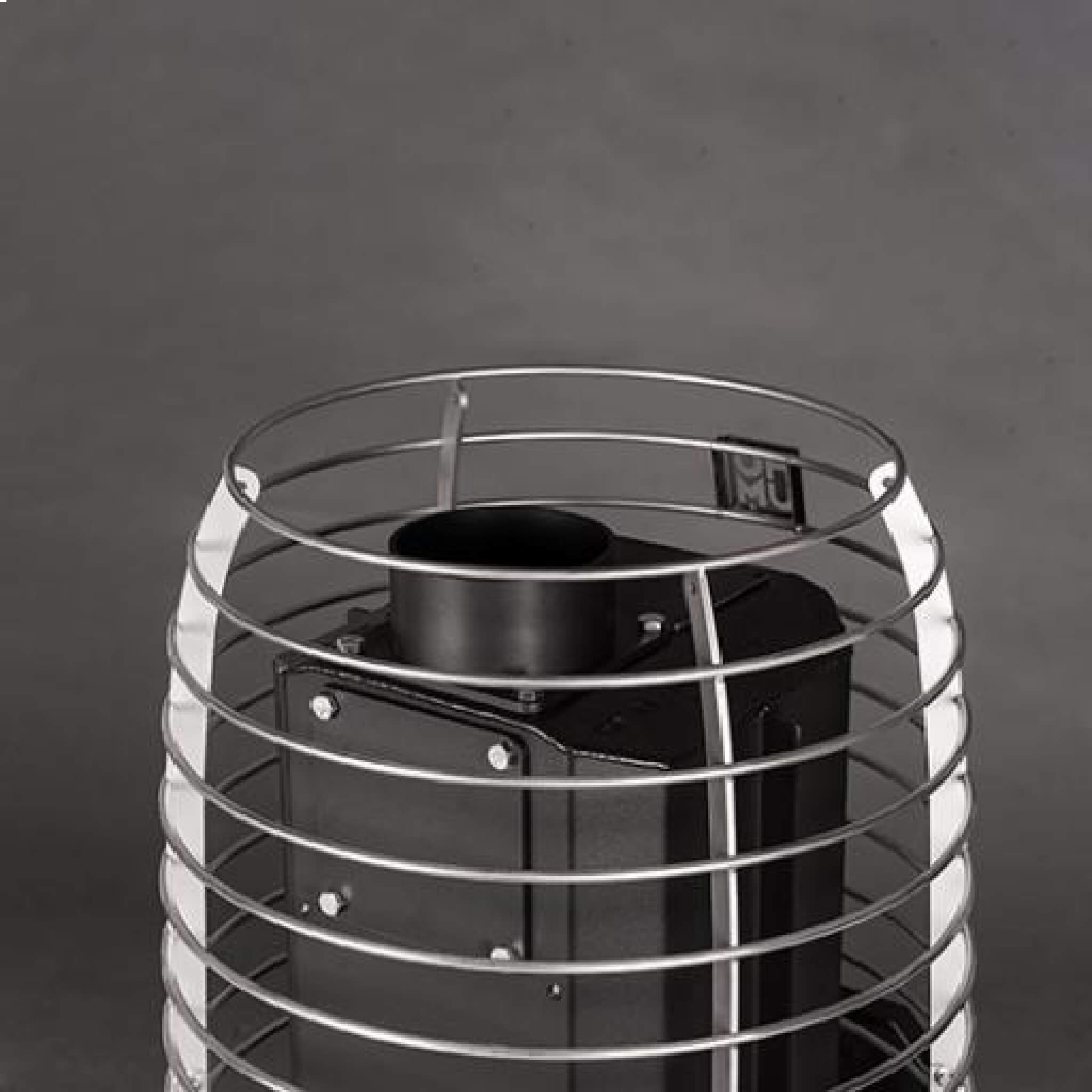 Huum Hive Flow Mini LS 8.5KW Wood-Burning Sauna Stove With Firebox Extension & Sauna Stones [H1018012] (SAK60257)