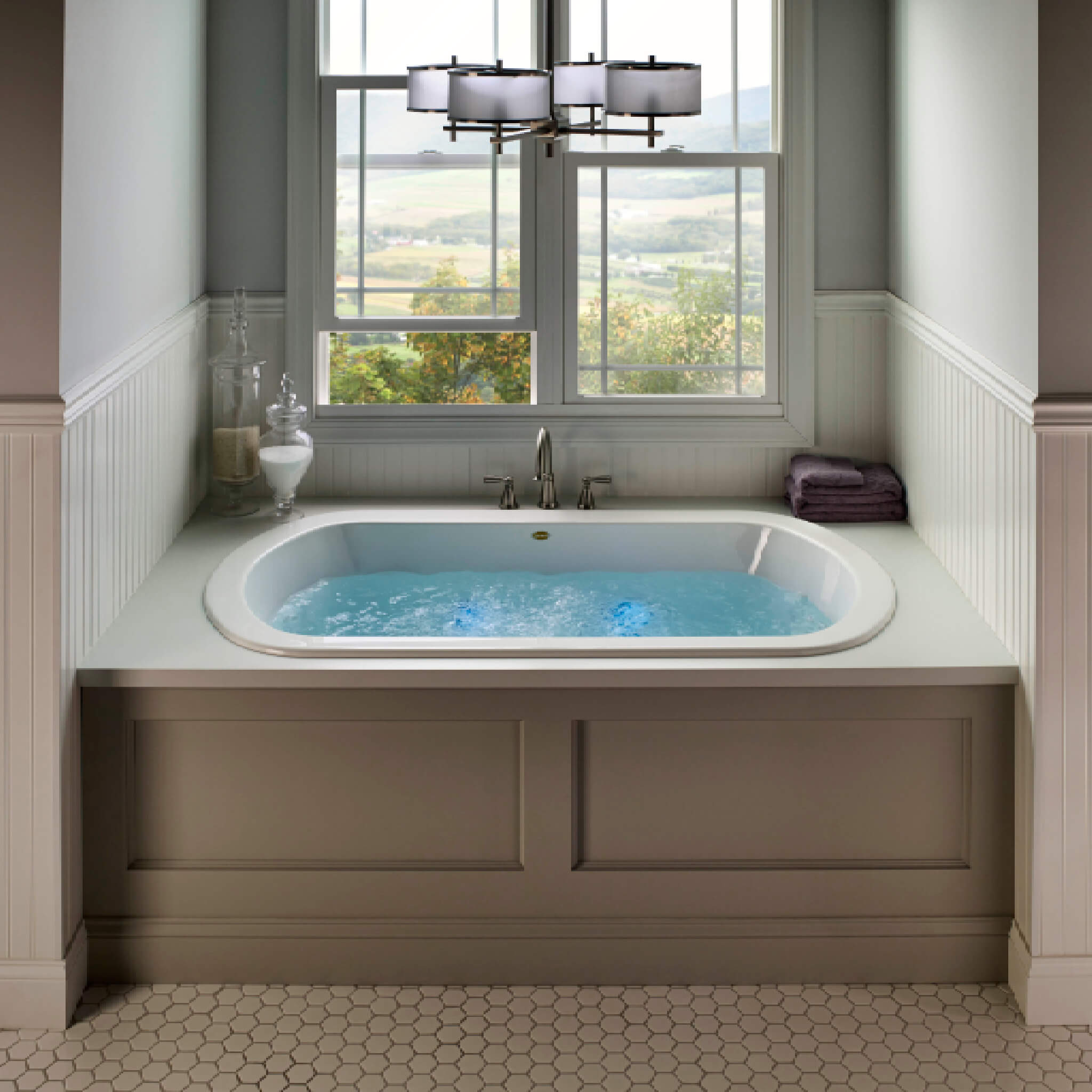 Jacuzzi Duetta 66" Air Tub With 360 Air Flow System [JDUE6636ACR4CXW/Y] (SAK68942)