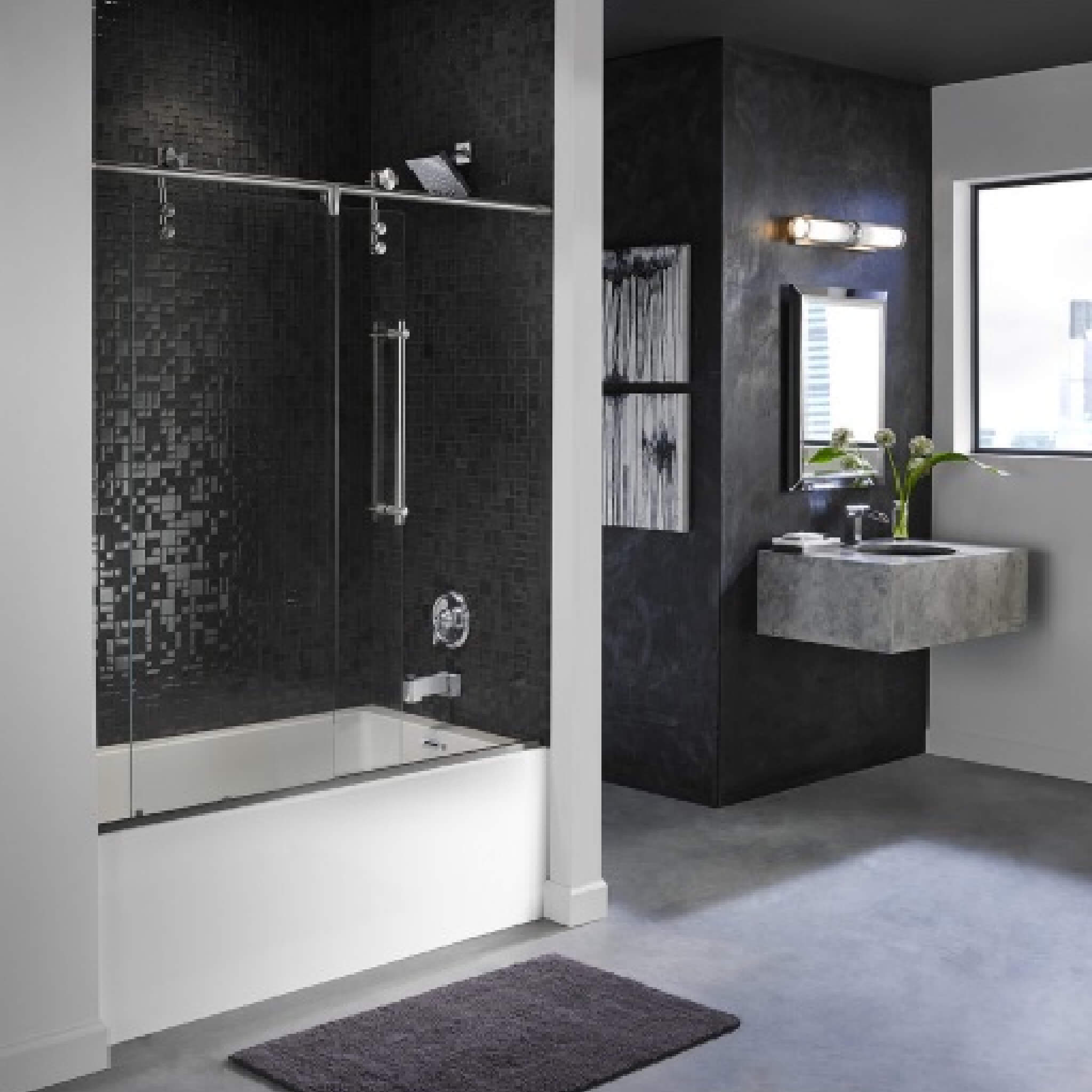 Jacuzzi Linea 60" Rectangle Acrylic Whirlpool Alcove Bathtub With Left Drain (SAK68412)